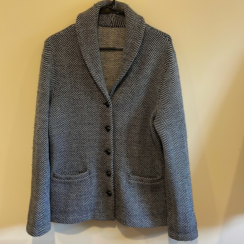 Vintage Ralph Lauren Wool Sweater Jacket Medium